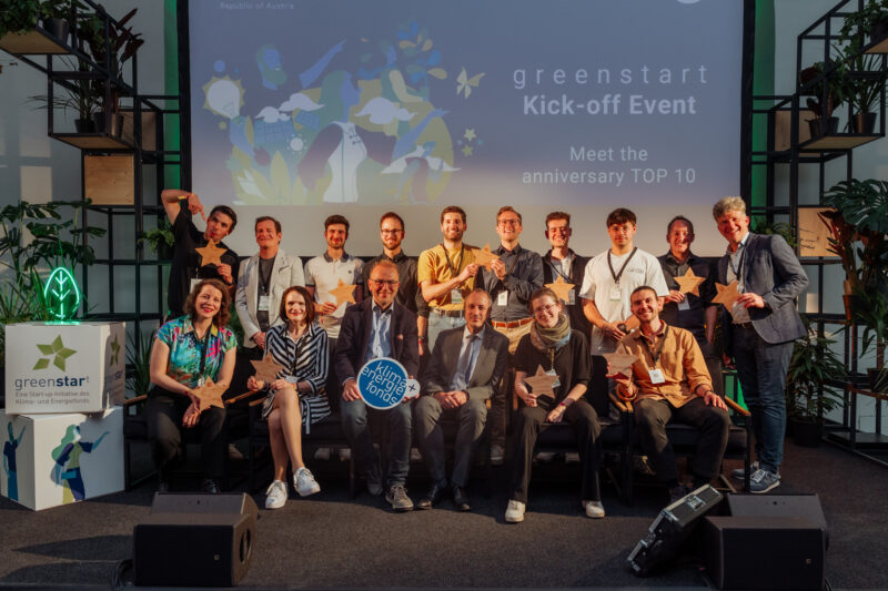 Gruppenfoto des 10. Greenstart Jahrgangs